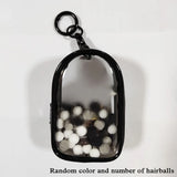 elvesmall 10CM Doll Display Storage Bags Transparent Doll Organizer Boxes Plush Doll Storage Pouches Clear Keychain Wallet Bag Mystery Box