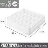 elvesmall Closet Organizer Underwear Drawer Organizer Socks Bra Clothing Storage Box Wardrobe Organizer Clothes Cabinet Drawer Organizers