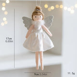 elvesmall Christmas Decoration Fabric Doll Small Figurine Pendant Plush Elk Santa Claus Snowman Christmas Tree Decorations