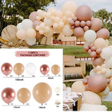 elvesmall Macaron Pink Balloon Garland Arch Kit Wedding Birthday Party Decorations Kids Adult Baby Shower Decor Ballon Wedding Supplies