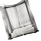 elvesmall Black Window Shades Large Square Netting Bed Curtain Home Mosquito Bedroom Decor