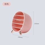 elvesmall Large Capacity Cosmetics Storage Box Desktop Dresser Beauty Shelf Lipstick Eye Shadow Compartment Storage and Sorting Box