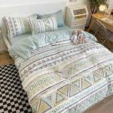 elvesmall  Sweetheart Bedding Set Fashion Tiger Single Double Queen Size Flat Sheet Quilt Duvet Cover Pillowcase Bed Linens Home Textile
