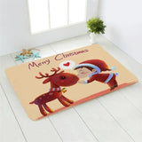 elvesmall  Christmas Decoration Rug Mat for Home Christmas Doormat Navidad Ornament New Year 2024 Gifts Xmas Party Decor Natal Noel