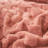 elvesmall  Thickened Velvet winter blanket modern plush bed linen Microfiber Bedspread bed Plaid home decorations sofa blankets sofa cover