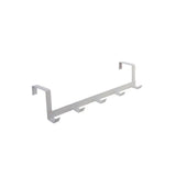 elvesmall Over The Door 5 Hooks Home Bathroom Organizer Rack Clothes Coat Hat Towel Hanger Housekeeping Organizers Storage Hooks Holder