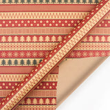elvesmall  Christmas Gifts Wrapping Paper Snowflakes DIY Bag Kraft Paper Birthday Party Gift Card Holiday Packing Decoration Crafts Paper