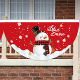 elvesmall Christmas Snowman Flag Banner Merry Christmas Decorations For Home  Xmas Party Ornament Navidad Natal Gifts New Year