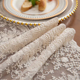 elvesmall Floral Table Path Vintage Lace Tablecover Lace Tablecloth Hotel Home Birthday Wedding Party Banquet Decor Supply Table Runner