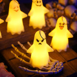 elvesmall 1PC Halloween LED Ghost Lights Party Ambience Decoration Halloween Home Decoration Supply Props