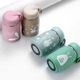elvesmall  -  1pc 320ml Rabbit Cute Insulating Bottle Portable Home Female Office Water Cup Stainless Steel Insulated Coffee Cup Vacuum Bottle