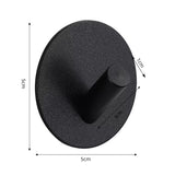 elvesmall Adhesive Wall Hooks Mounted Door Key Cloth Coat Bathroom Robe Hanger Kitchen Hardware Rack Shelf Bag Hook Organizer For Hanging