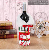 elvesmall Christmas Wine Bottle Cover Merry Christmas Decorations For Home  Cristmas Ornament Xmas Navidad Gifts New Year