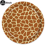 elvesmall Leopard  Party Supplies Leopard Balloons Happy Birthday Banner Safari Party Leopard Print Balloons Jungle Animal Party Decors