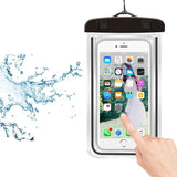 elvesmall Waterproof Phone Pouch Drift Diving Swimming Bag Underwater Dry Bag Case Cover For Phone Water Sports Beach Pool Skiing 6 inch