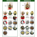 elvesmall New 45/60cm Merry Christmas Tree For Home Desktop Decoration Cristmas Ornament Xmas Navidad Gifts Led New Year Tree