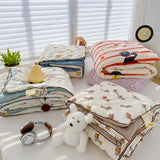 elvesmall New Super Soft Summer Quilt Queen Lightweight Breathable Air Conditioner Comforter Soya Fibre Fill Summer Blanket Single Double