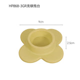 elvesmall Ceramic Candle Holder Pillar Candlesticks Holder for Centerpieces Wedding Decorations Flower Shape Minimal Candle Stick Holder