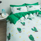elvesmall Hot sale high quality bedding double sanded quilt cover sheet pillowcase four-piece set