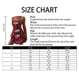 elvesmall  Lady Heart Print Mini Night Dress Sexy Nighties Cute Nightgown Comfy Sleepwear Classic Nightwear V Neck Lingerie Sexy Nightwear