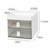 elvesmall Desktop Storage Box Organizer Drawer Type Transparent Acrylic Desk Stationery Hand Account Storage Rack Desk Simple Pen Holder