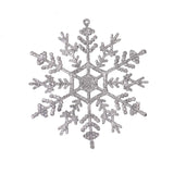 elvesmall 12pcs/lot Christmas Fake Snowflakes Xmas Tree Hanging Ornament Simulation Ice Winter Party Christmas New Year Decoration Icicle