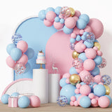elvesmall Pink Blue Balloon Garland Arch Kit Birthday Party Decoration Kids Baby Shower Boy Or Girl Latex Ballon Wedding Birthday Suppiles