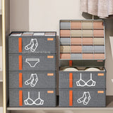 elvesmall Closet Organizer Underwear Drawer Organizer Socks Bra Clothing Storage Box Wardrobe Organizer Clothes Cabinet Drawer Organizers
