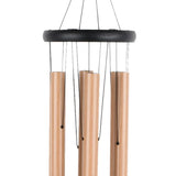 elvesmall Wind Chimes Wood Metal Outdoor Wind Chime Wall Hanging Decor Home Decoration Crafts Garden