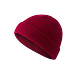 elvesmall 20 Colors Winter Warm Casual Short Thread Hip Hop Beanies Hat Korean Adult Women Men Elastic Wool Knitted Skull Cap Wholesale