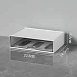 elvesmall Multifunctional Stackable Storage Drawer Plastic Office Desktop Stationery Organizer Multi Compartments Cosmetics Storage Box