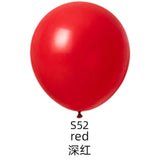 elvesmall 2/5Pcs Large Red Balloons Giant 18Inch Latex Balloons Jumbo Balloons for Birthday Wedding Party Baby Shower Carnival Decorations