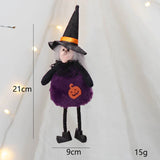 elvesmall Halloween Decorative Pendant Ghost Festival Pumpkin Witch Pendant Bar Haunted House Layout Props Happy Helloween Party Decor