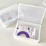 elvesmall Mini Plastic Box Rectangular Box Translucent Box Packing Box Storage Box Dustproof Durable Strong Jewelry Storage Case Container