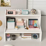 elvesmall Desktop Storage Rack Multi Story Shelving Elevating Bracket Desk Cosmetics Office Student Dormitory  Holders Desk Accessories