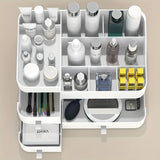 elvesmall Desktop Finishing Storage Box Cosmetic Storage Box Office Supplies Tool Storage Drawer Bathroom Storage Rack Desktop Finishing