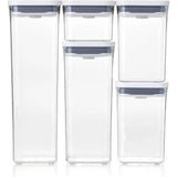 elvesmall 3/5-Piece POP Container Everyday Set - Storm Blue ,Stickers Storage Box, Storage , Organizer