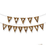 elvesmall Leopard  Party Supplies Leopard Balloons Happy Birthday Banner Safari Party Leopard Print Balloons Jungle Animal Party Decors