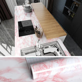 elvesmall Black Marble Kitchen Home Peel and Stick Wallpaper For CounterTable Desk Bathroom PVC Waterproof Self Adhesive Contact Paper