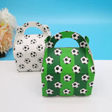 elvesmall 10pcs Cartoon Mini Football Candy Box Portable Kids Birthday Favor Gift Chocolate Packaging Bags  Party Decor