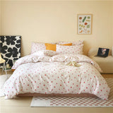 elvesmall 100% Cotton Duvet Cover Christmas Tree Print Quilt Cover Soft Bedding 160x210 Comforter Cover housse de couette (No Pillowcase)