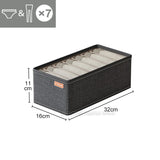 elvesmall Closet Organizer Underwear Drawer Organizer Socks Bra Clothing Storage Box Wardrobe Organizer Clothes Cabinet Drawer Organizers