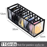 elvesmall Clothing Storage Organizer Box Cabinets Drawer Pants Organizer Underwear T-Shirt Panties Socks Storage Box Save Wardrobe Space