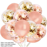 elvesmall 30pcs Globos Confetti Latex Balloons Wedding Decoration Baby Shower Birthday Party Decor Clear Air Balloons Valentine'S Day