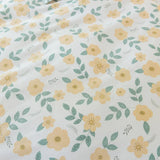 elvesmall 100% Cotton Bedding Set Duvet Cover Pillowcases Breathable Skin-friendly Freshing Floral Style 16 Sizes