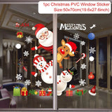 elvesmall Christmas Window Stick Cristmas Ornament Merry Christmas Decorations For Home Xmas Navidad Natal Gifts New Year