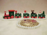 elvesmall  Plastic Train/New Wooden Christmas Ornament Merry Christmas Decoration For Home Xmas Gifts Noel Natal Navidad New Year