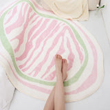 elvesmall  Trendy Modern Stripe IG Girly Living Room Carpet Nordic Home Large Area Bedroom Decoration Plush Fluffy High-quality Soft Rug