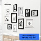 elvesmall 11Pcs Wood Picture Frames For Wall Hanging Photo Frame Wooden Frame For Home Wedding Party Decorations Family Photo Frame Wall