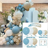 elvesmall Balloon Garland Arch Kit Wedding Birthday Party Decoration Kids Adult Globos Wedding Party Supplies Latex Ballon Baby Shower Boy
